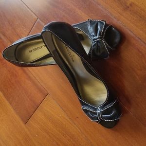 Liz Claiborne Peep toe pumps Size 8